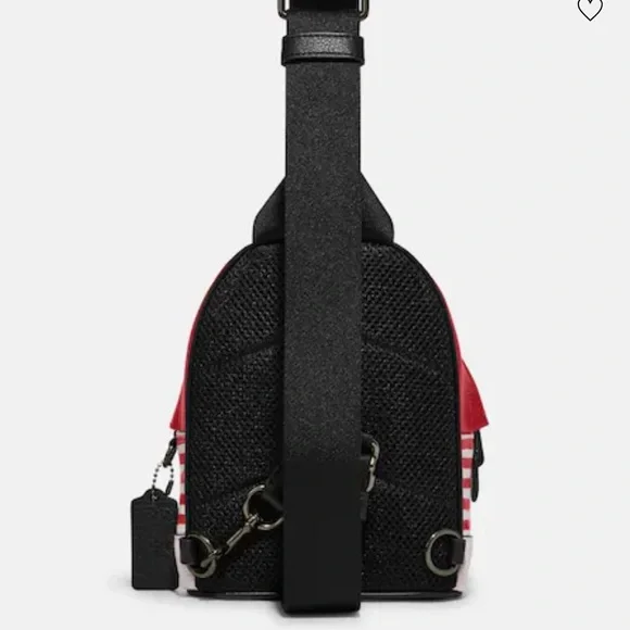 Coach Disney Mickey Mouse X Keith Haring Small West Backpack Crossbody - Picture 4 of 16